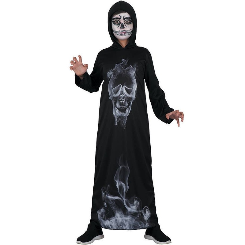 Skeleton Demon Boys Halloween Fancy Dress Costume