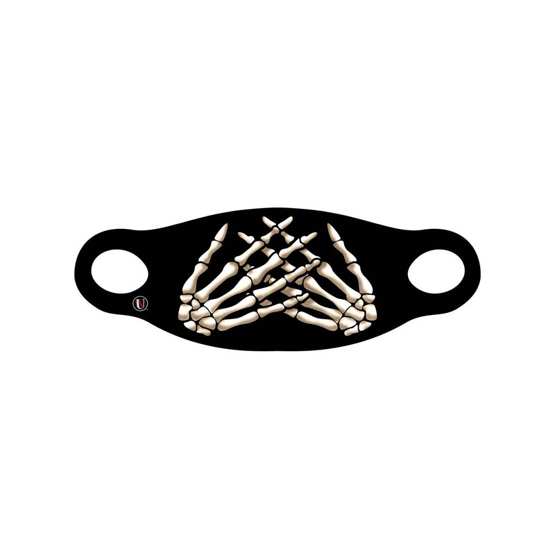 Skeleton Hands Adults Fabric Halloween Face Mask