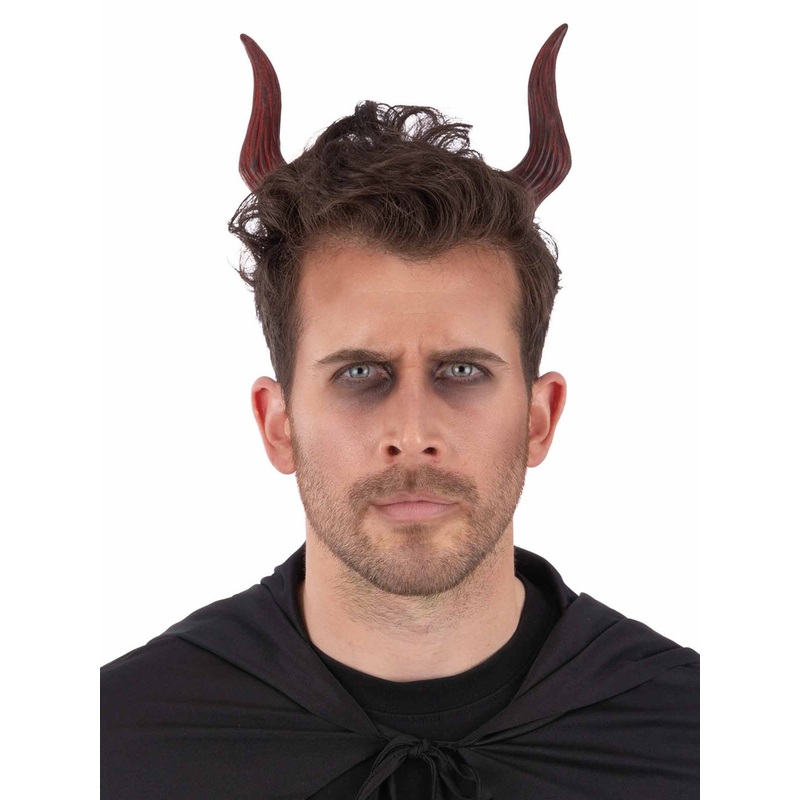 Small Moveable Red Devil Horns Costume Headband