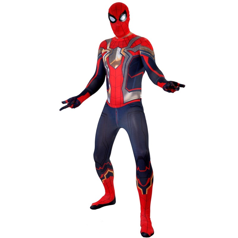 Spider Hero Mens Deluxe Superhero Costume