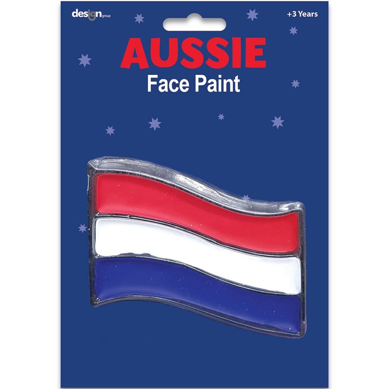 Aussie Red White and Blue Face Paint