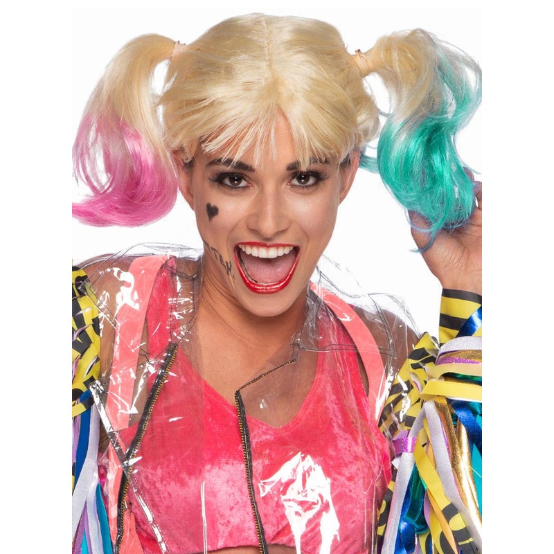 Birds of Prey Harley Quinn Womens Blonde Costume Wig