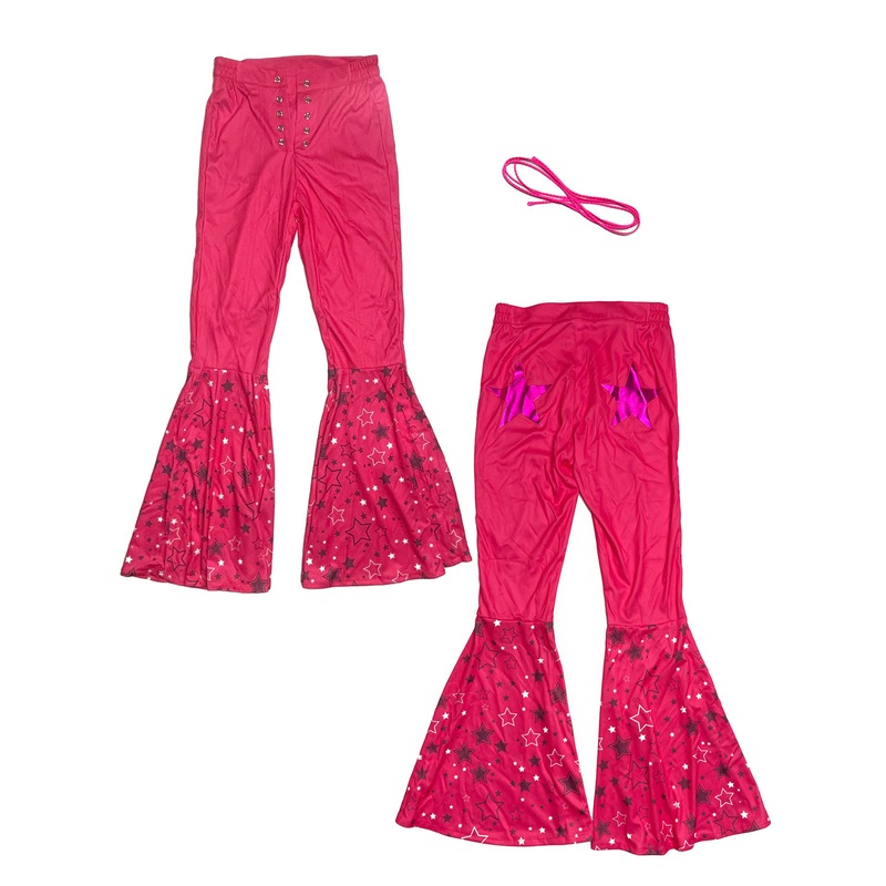 Cowboy Barbie Womens Pink Costume Pants - Size Large