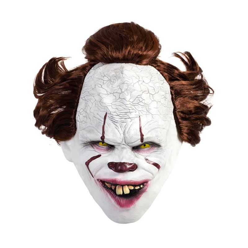 Creepy Pennywise Clown Latex Halloween Costume Mask