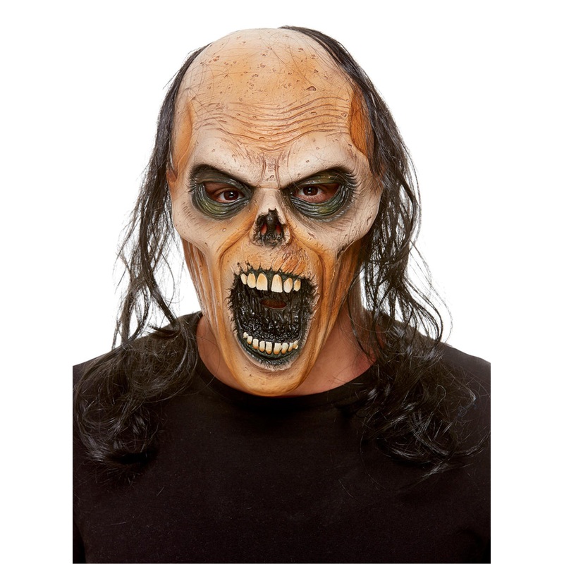 Decaying Zombie Mens Full Face Halloween Mask