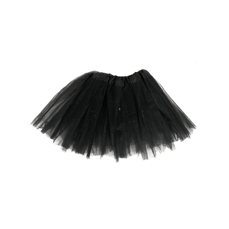 Girls Black Light Up Costume Tutu - Size 6-8