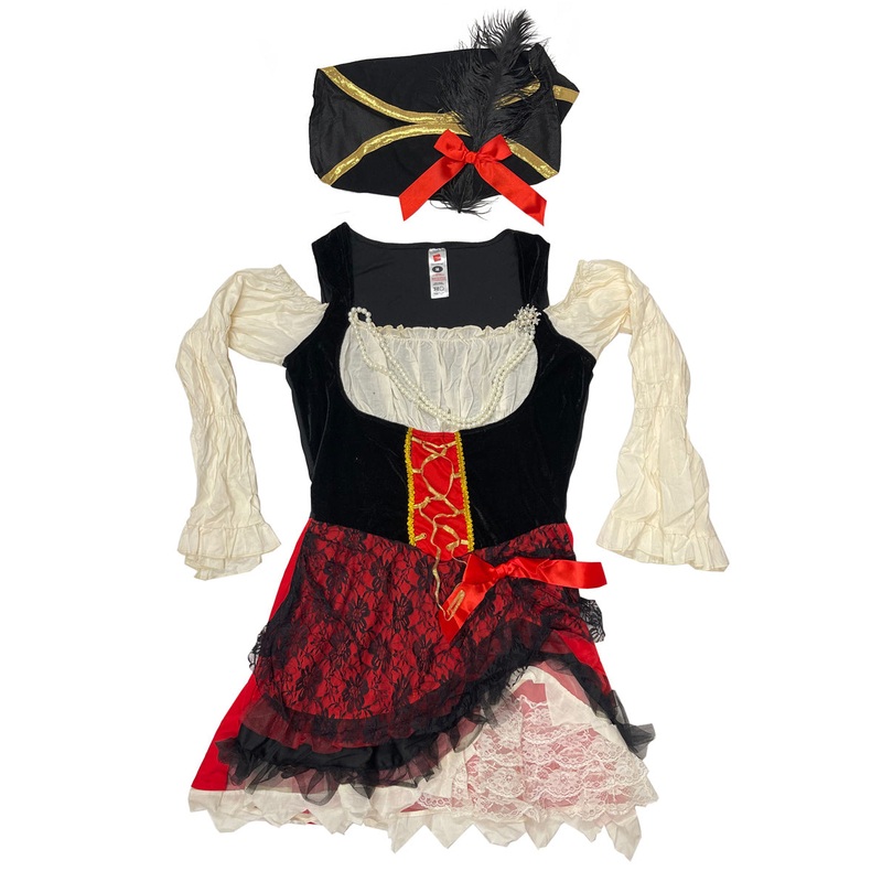 Glamorous Pirate Womens Costume - Size Medium