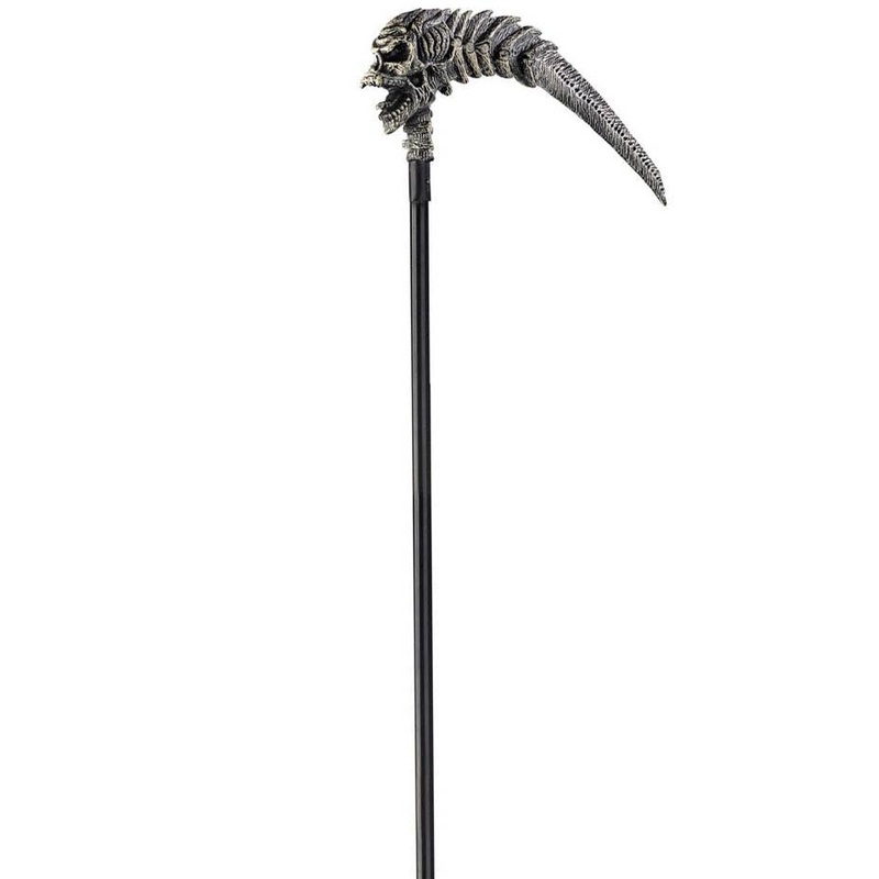 Grim Reaper Skull Scythe Halloween Weapon