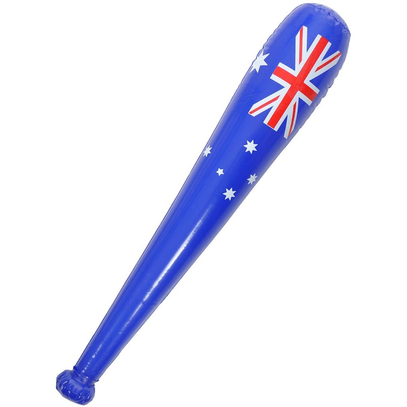 Inflatable 80cm Blue Australian Flag Print Bat