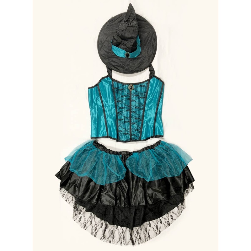 Sexy Blue Divine Witch Womens Costume - Size Large