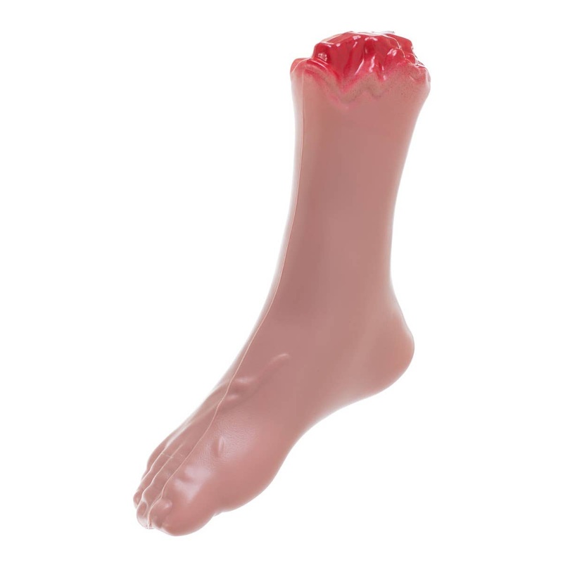 Bloody Severed Foot Halloween Decoration