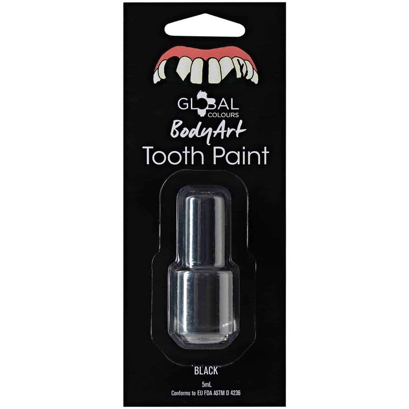 Brush On Black Tooth Paint Makeup