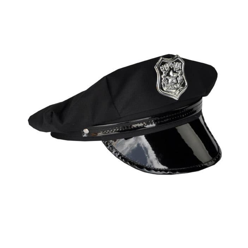 Cop / Police Cap in Black