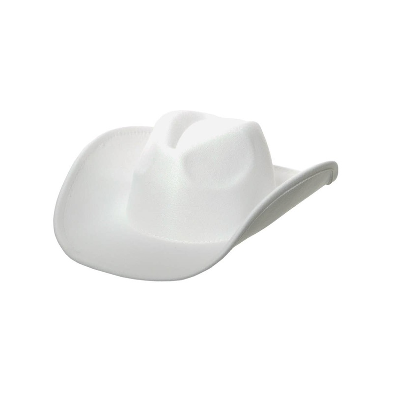 Deluxe White Wild West Cowboy Hat