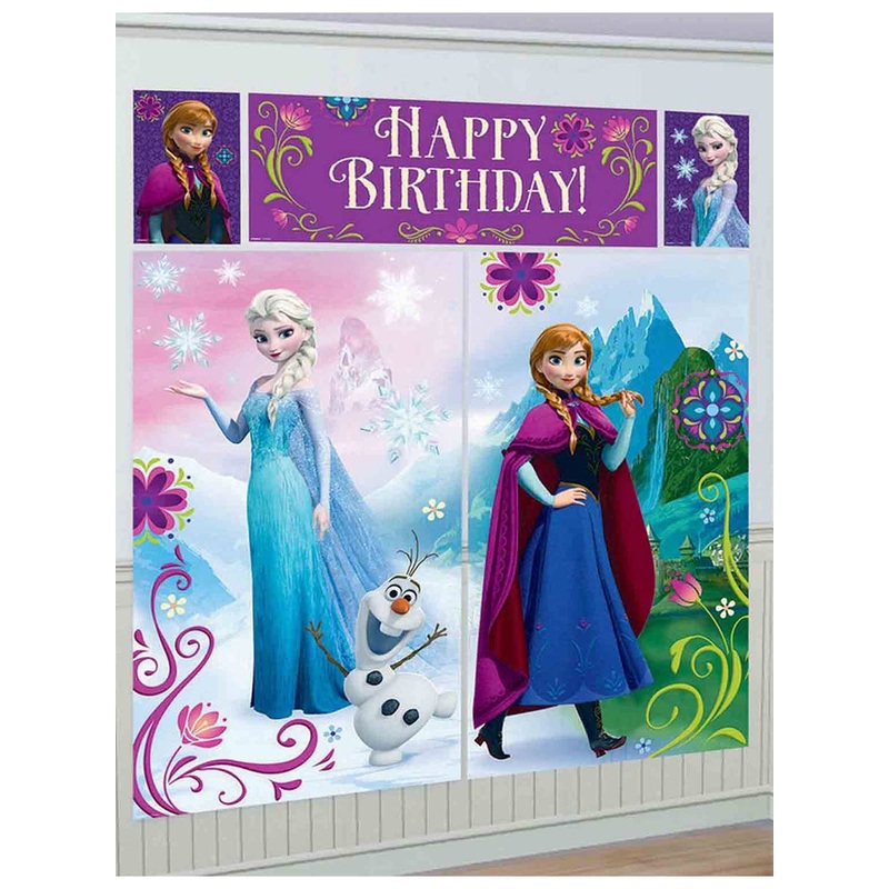 Frozen Wall Scene Setter Party Decoration