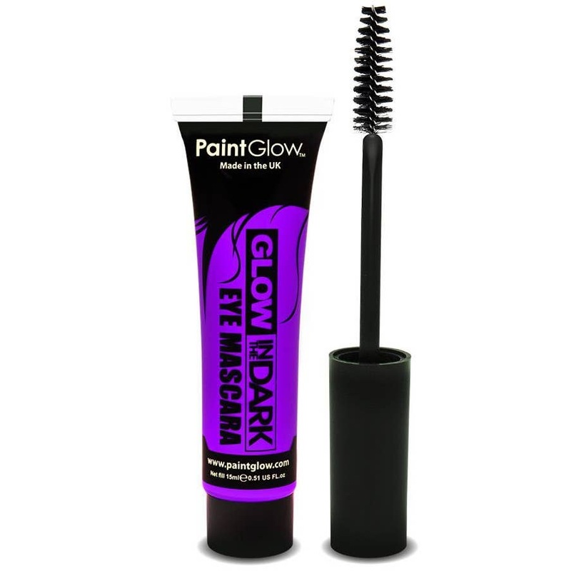 Glow in the Dark Eyelash Mascara - Violet