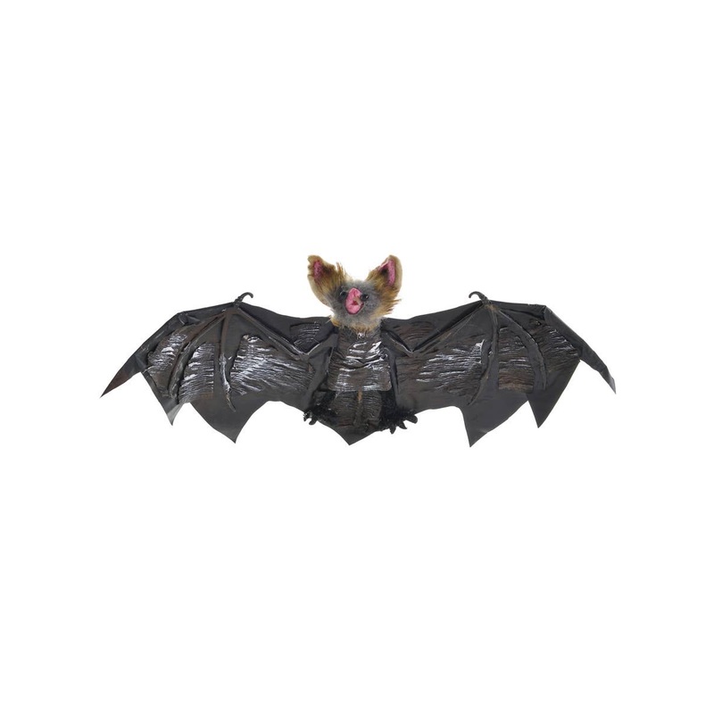 Hanging Black and Brown 30cm Vampire Bat Halloween Decoration