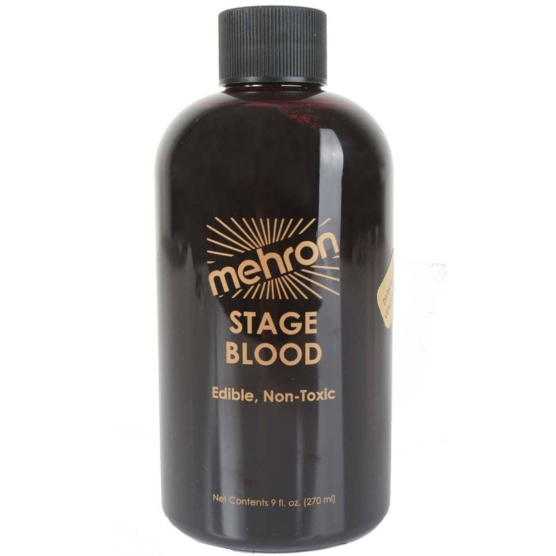 Large 270ml Dark Venous Red Syrup Based Mehron Stage Blood