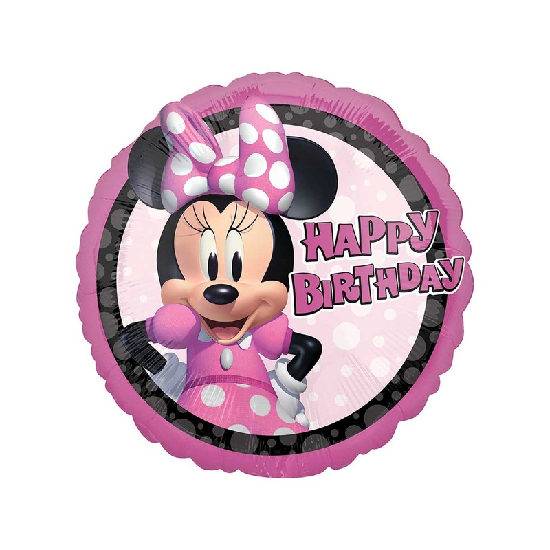 Minnie Mouse Forever Print 45cm Round Foil Balloon