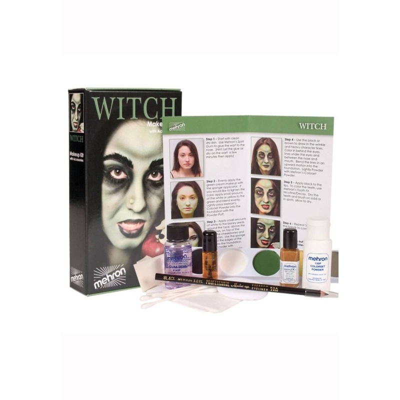 Professional Halloween Wicked Witch Makeup Kit