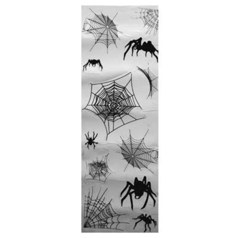 Spiders and Cobwebs Wall Art Halloween Decoration