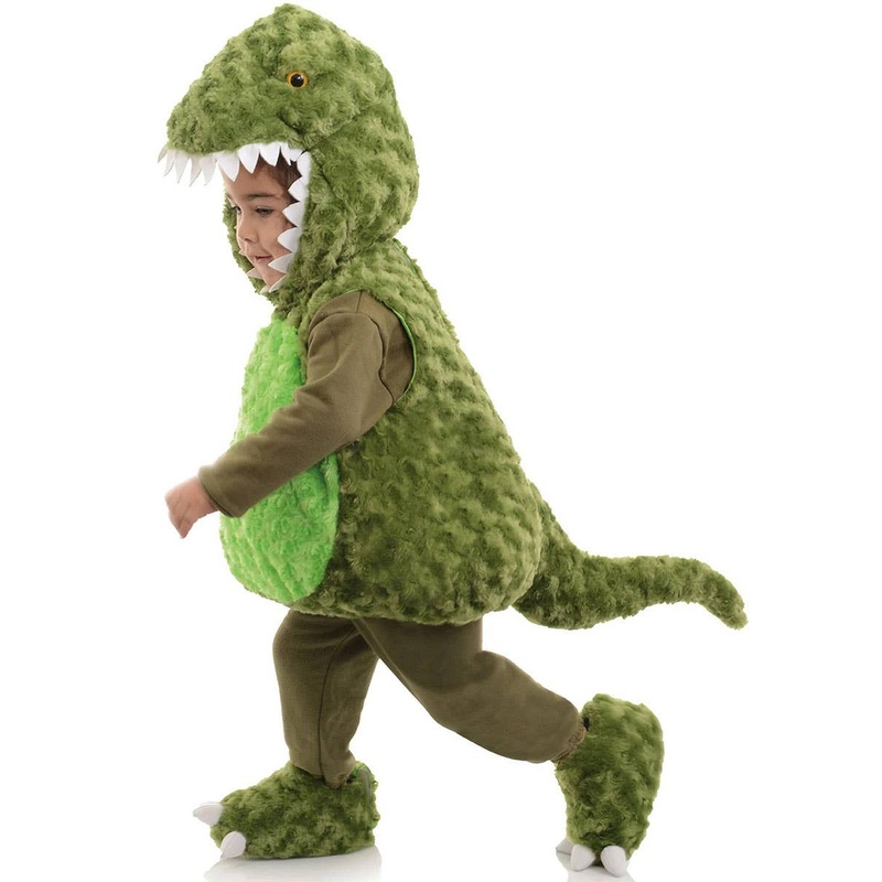 Adorable Green T-Rex Infant Kids Dinosaur Costume