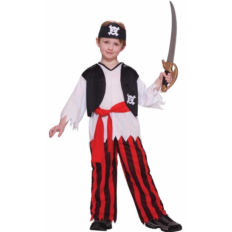 Buccaneer Pirate Basic Boys Costume