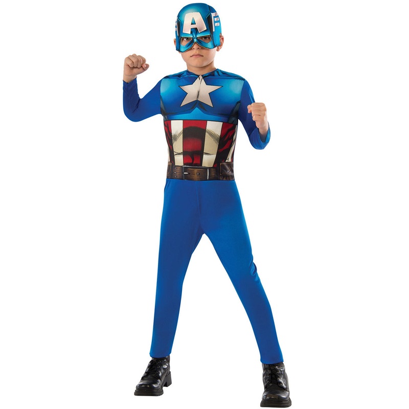 Captain America Classic Boys Superhero Costume