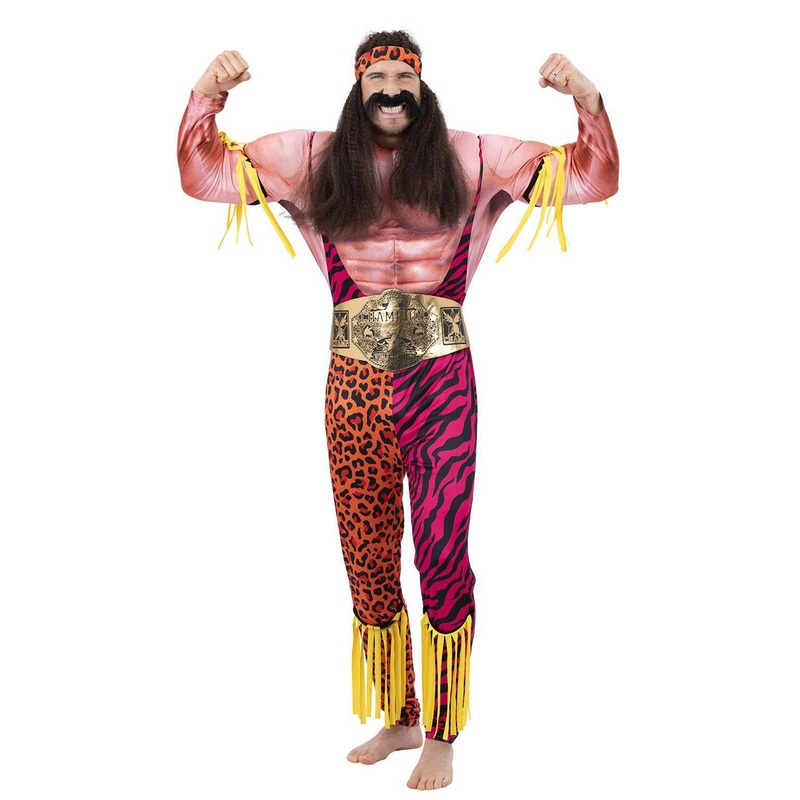 Champion 80s Wrestler Mens Costume