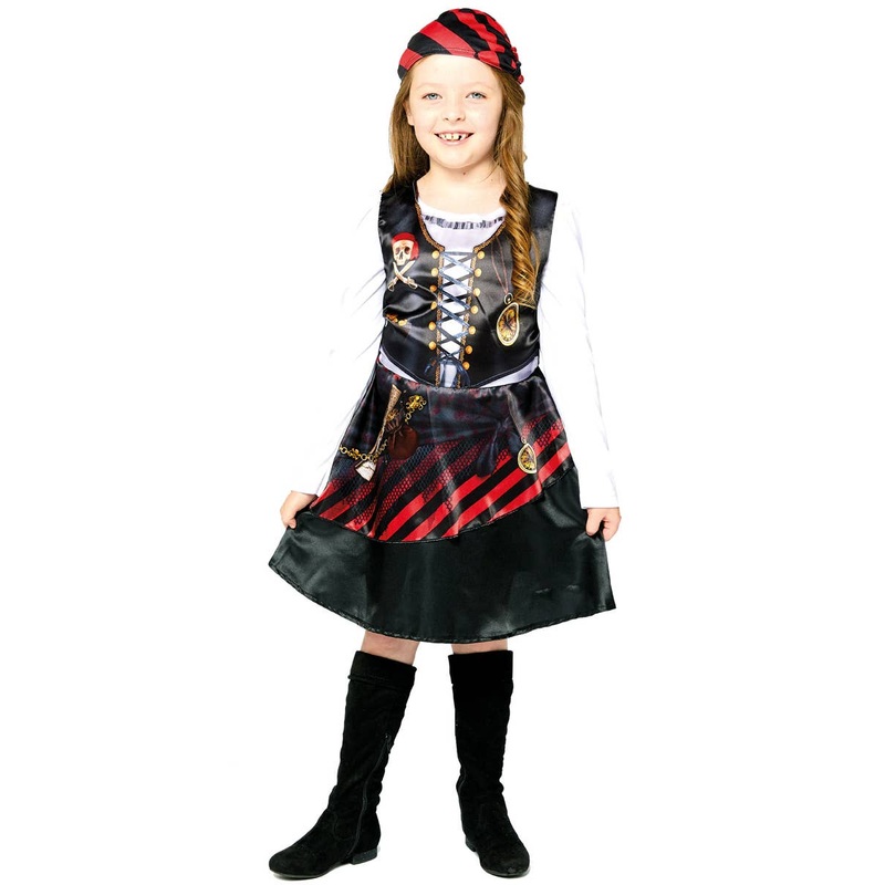 Classic Pirate Girls Sustainable Costume