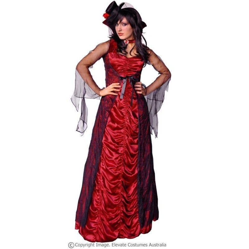 Countess of Darkness Womens Vampire Halloween Costume