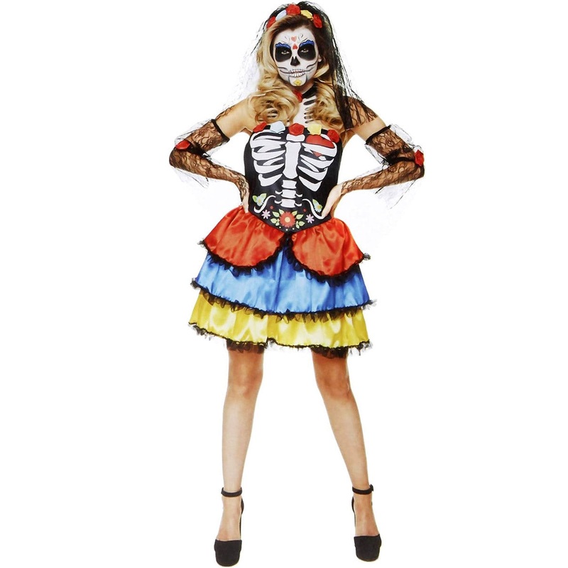 Day Of The Dead Senorita Womens Costume