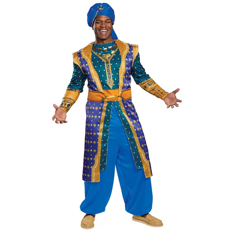 Disney Aladdin Mens Deluxe Genie Costume