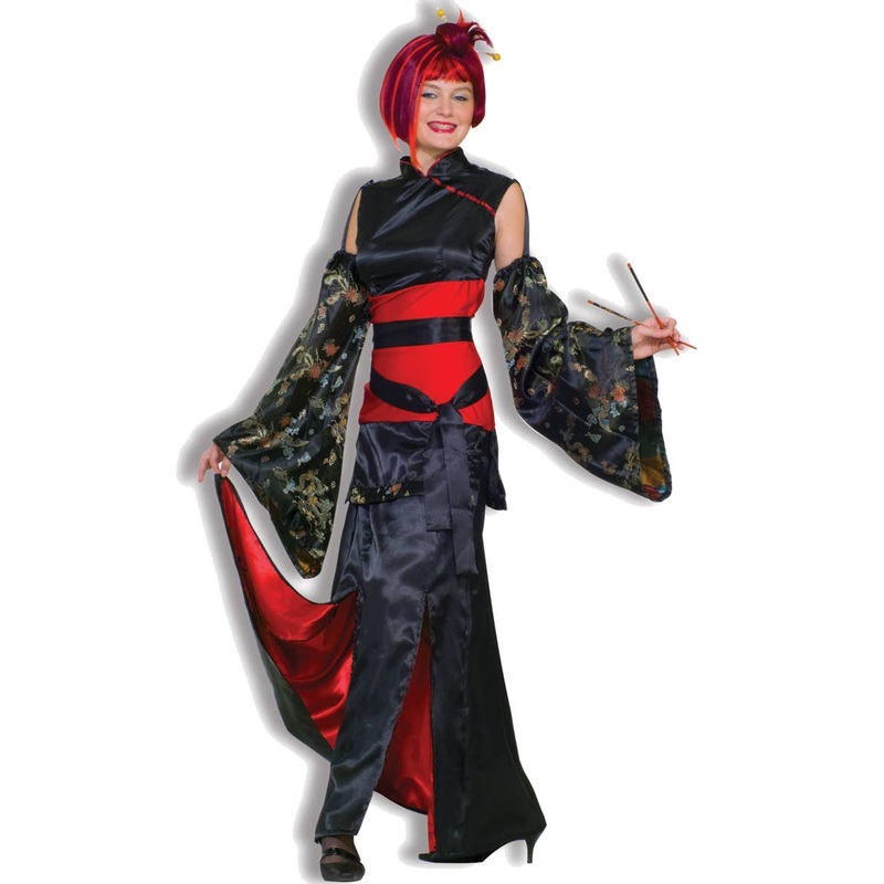 Dragon Miss Teen Girls Samurai Costume