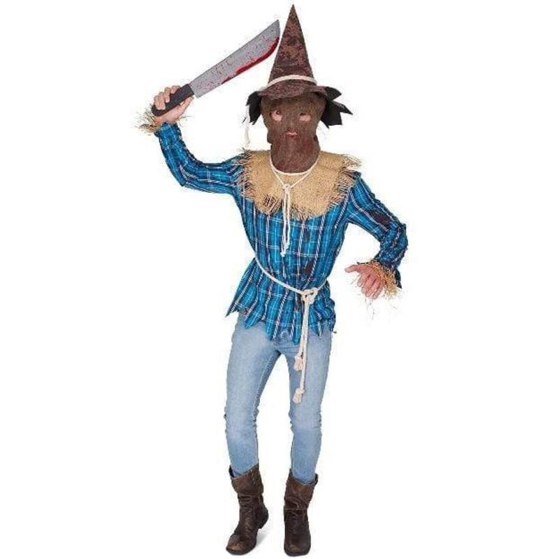 Evil Mens Halloween Scarecrow Costume