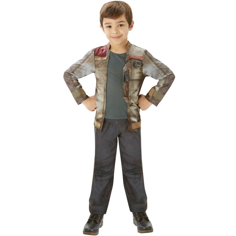 Finn Boys Deluxe Star Wars Dress Up Costume