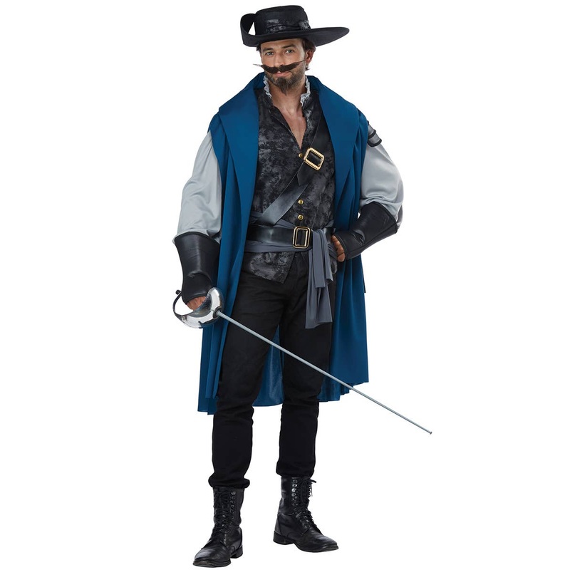 French Musketeer Mens Deluxe Swordsman Costume