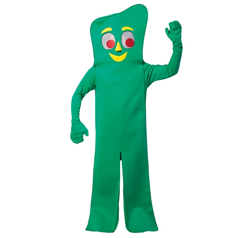 Giant Green Gumby Adults Costume