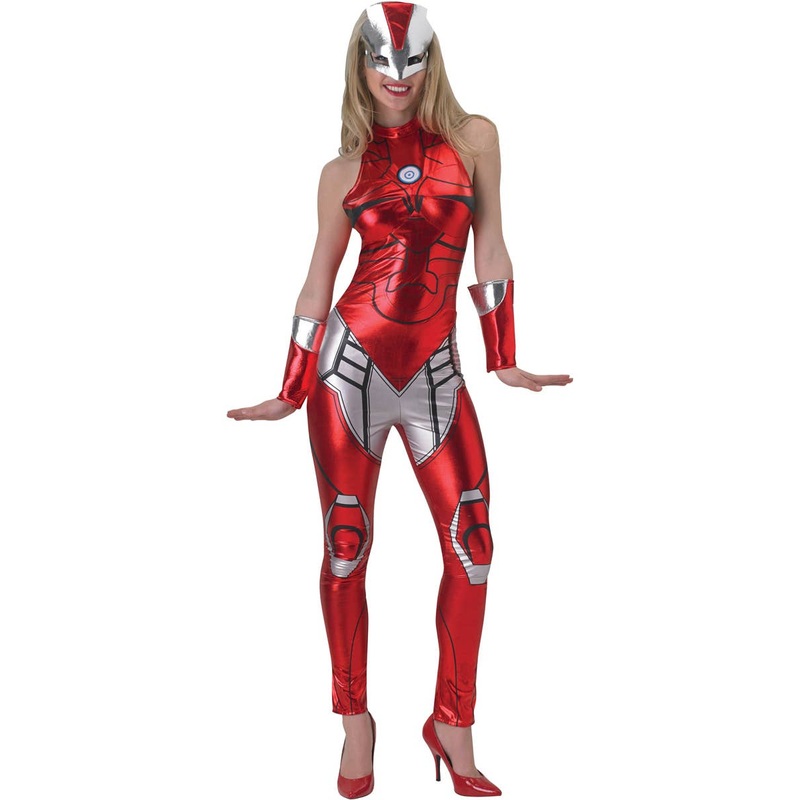 Iron Rescue Womens Marvel Comics Jumpsuit Costume