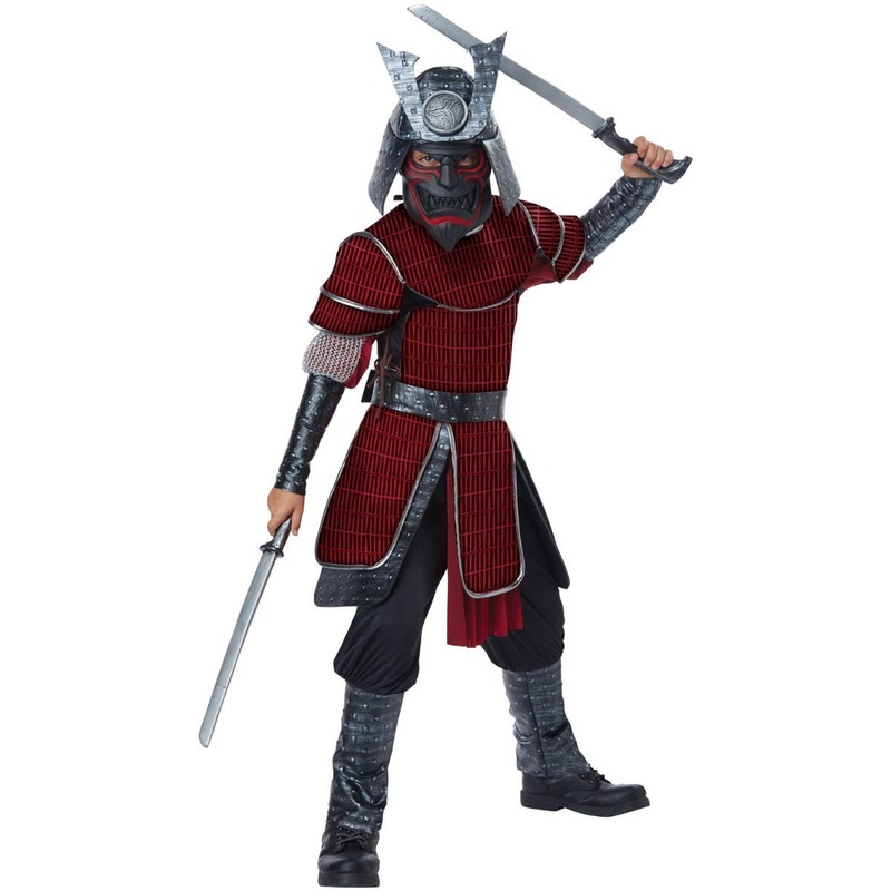 Japanese Samurai Warrior Deluxe Boys Costume