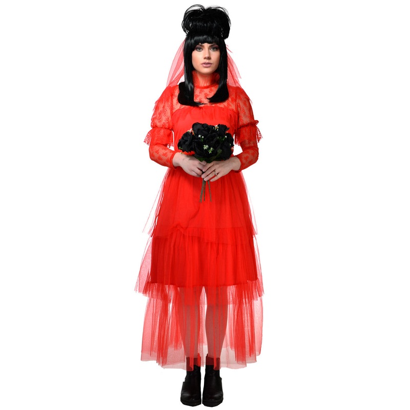 Lydia Red Beetle Bride Womens Halloween Costume