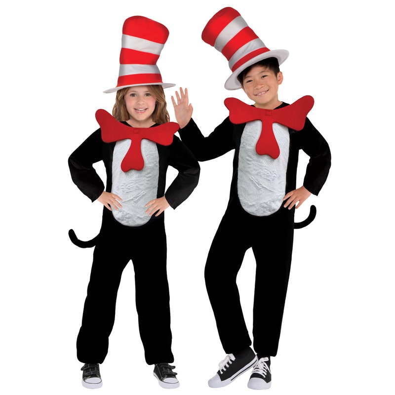 Officially Licensed Dr Seuss Cat in the Hat Kids Costume