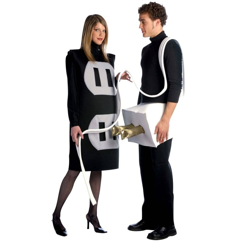 Plug and Socket Adults Funny Couples Costume
