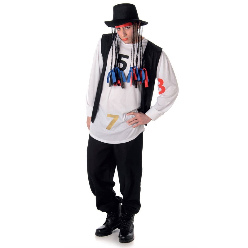 Pop Star Mens Boy George Music Icon Costume