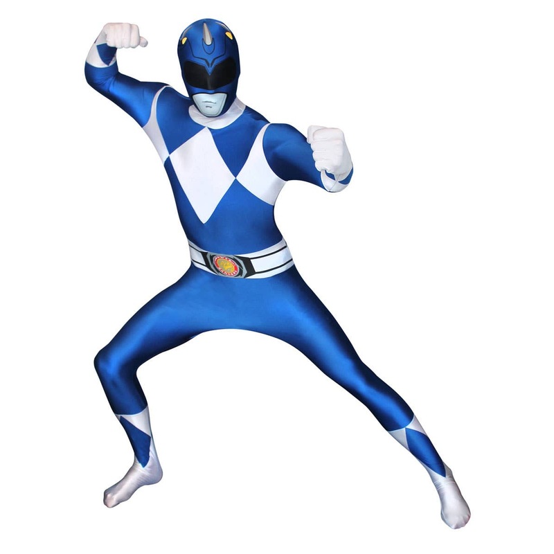 Power Rangers Adults Blue Power Ranger Morphsuit