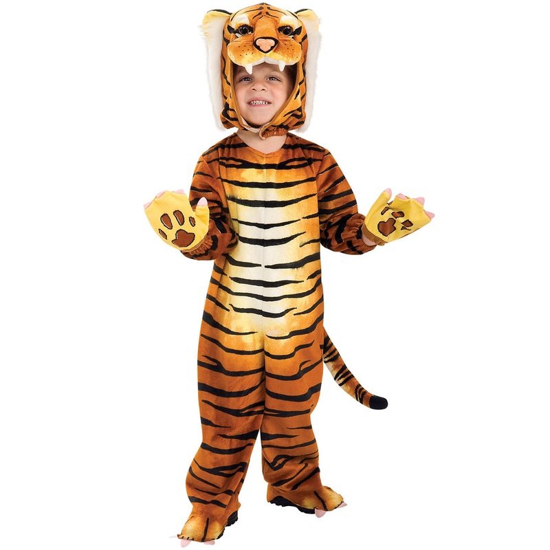 Silly Safari Toddler Tiger Onesie Costume