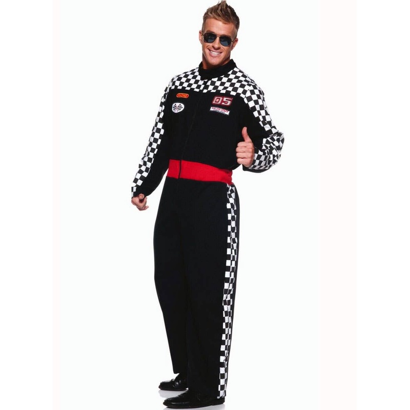 Speed Demon Plus Size Mens Race Car Driver Costume