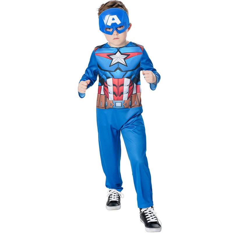 Superhero Captain America Classic Boys Costume