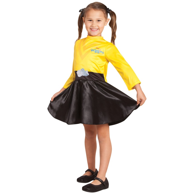The Wiggles Toddler Girls Classic Yellow Wiggle Costume