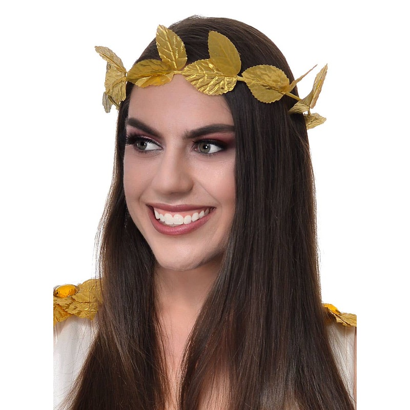 Ancient Roman Gold Laurel Wreath Costume Headband